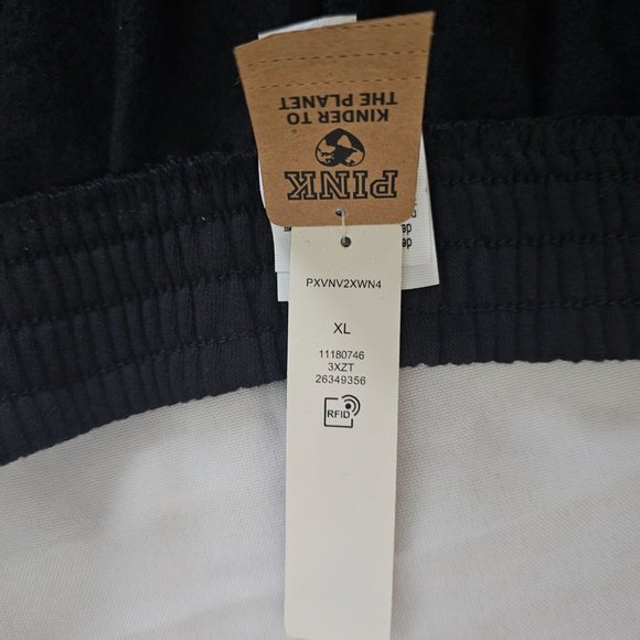 Victoria's Secret PINK Women's Black High Waist Full Length Campus Jogger XL NWT - Picture 10 of 15